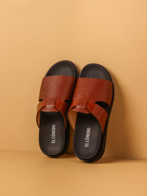 Men's Comfort Glide: Brown