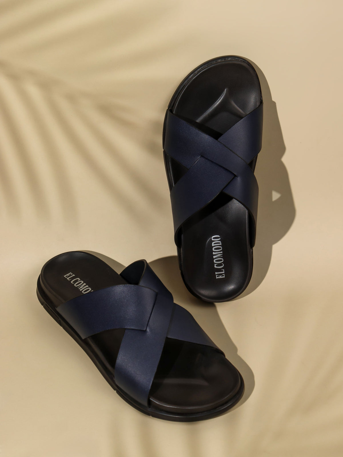 Men's Crossway Slippers: Dark Blue