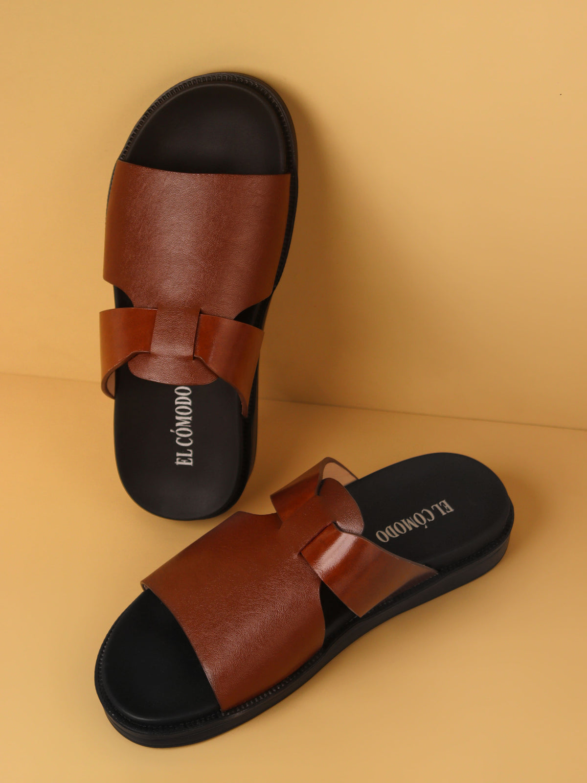 Men's Comfort Glide: Brown
