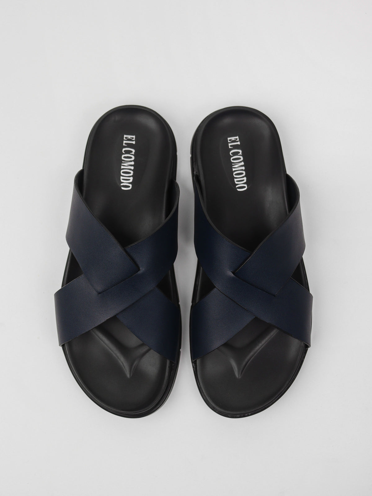 Men's Crossway Slippers: Dark Blue