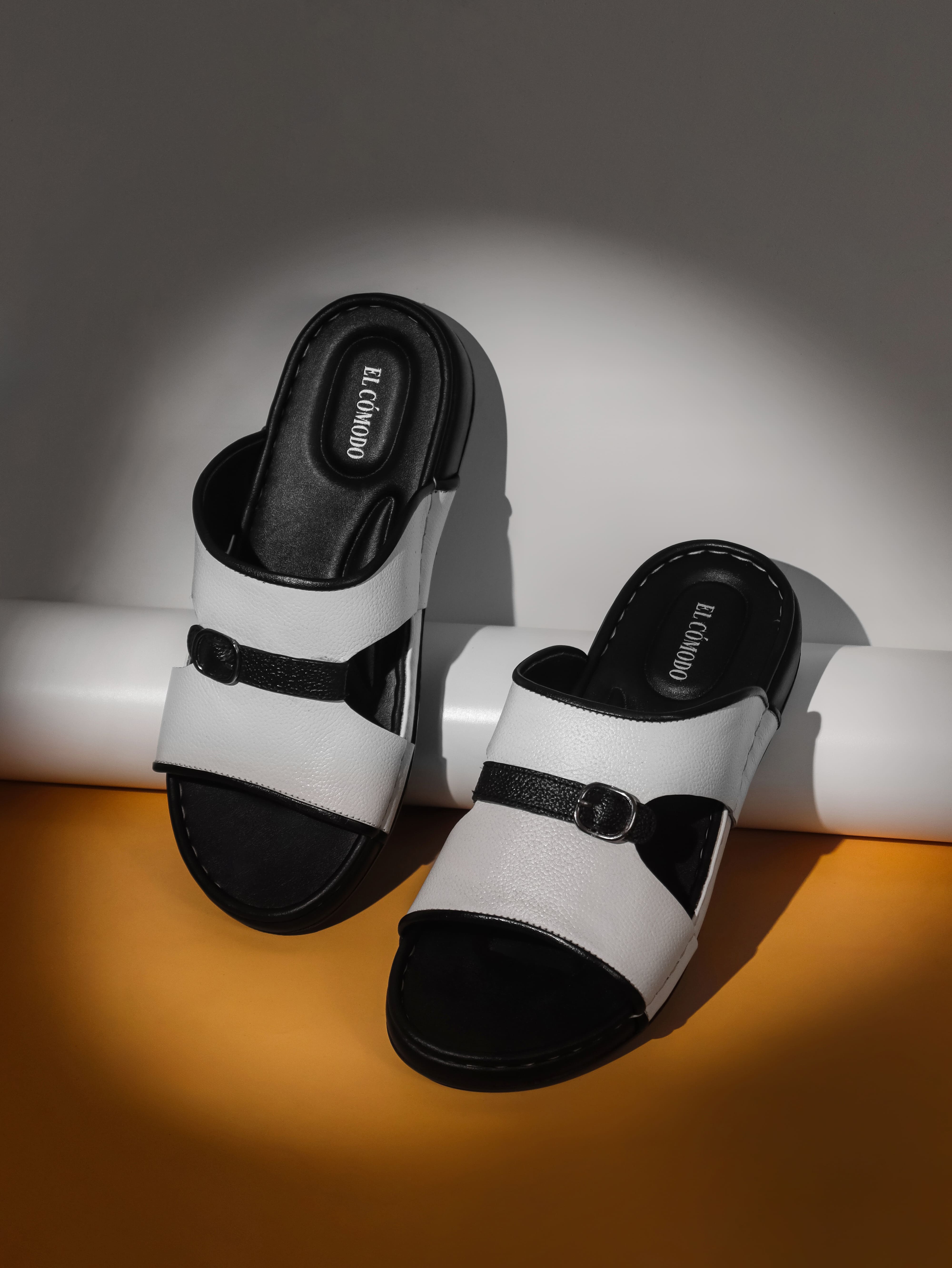 Men's Contrast Comfort Slippers