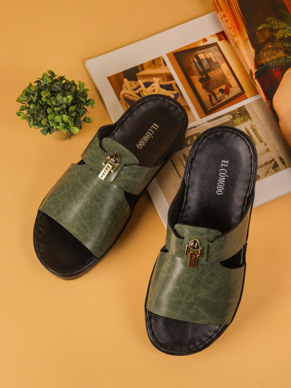 Men's Comfort Glide: Green