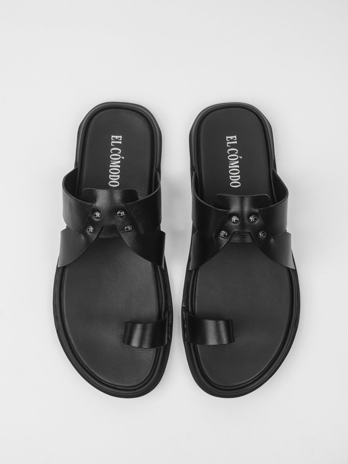 Men's Classic Toe Strap: Black