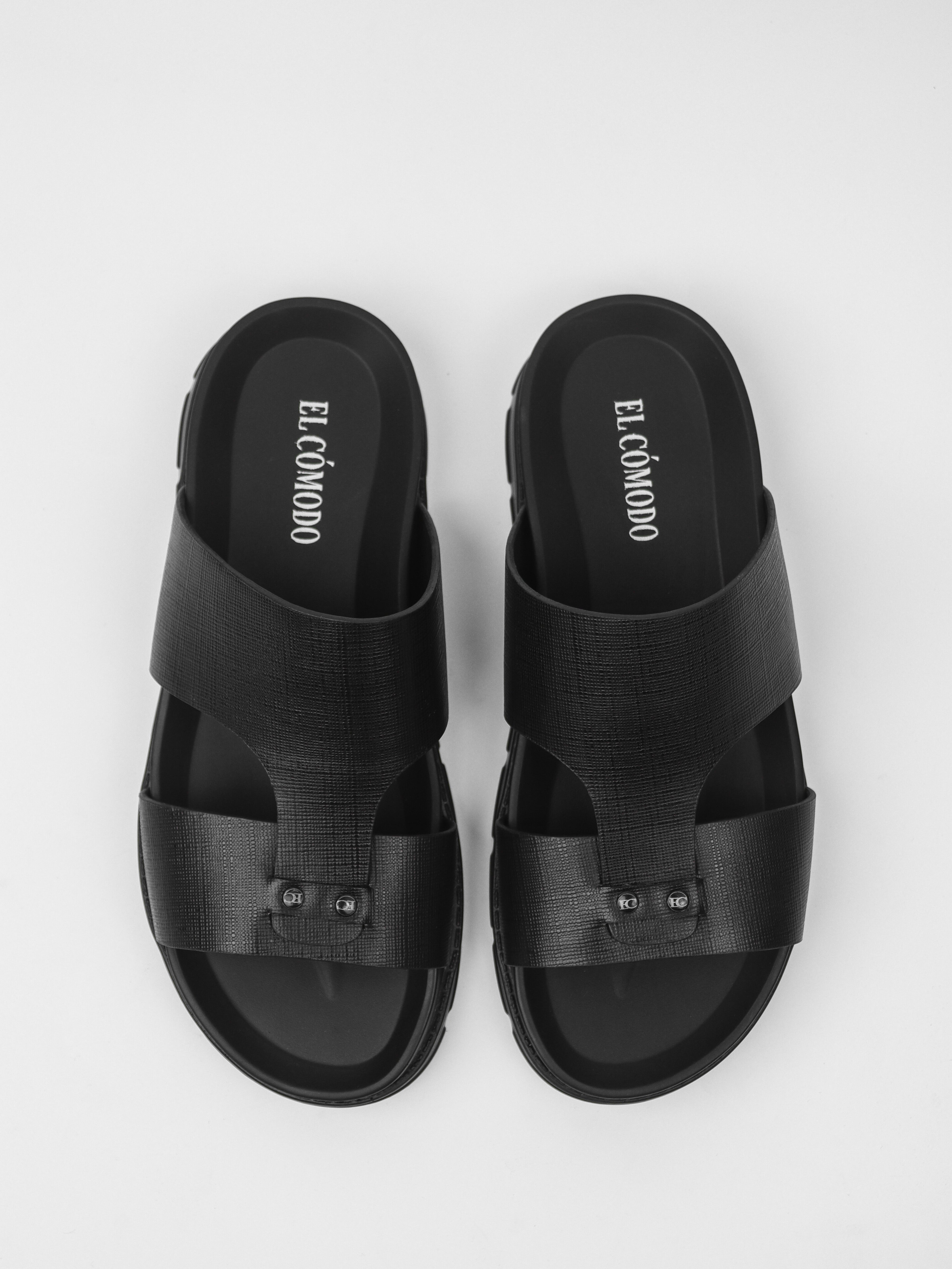 Men's Classic Formal Slippers: Black