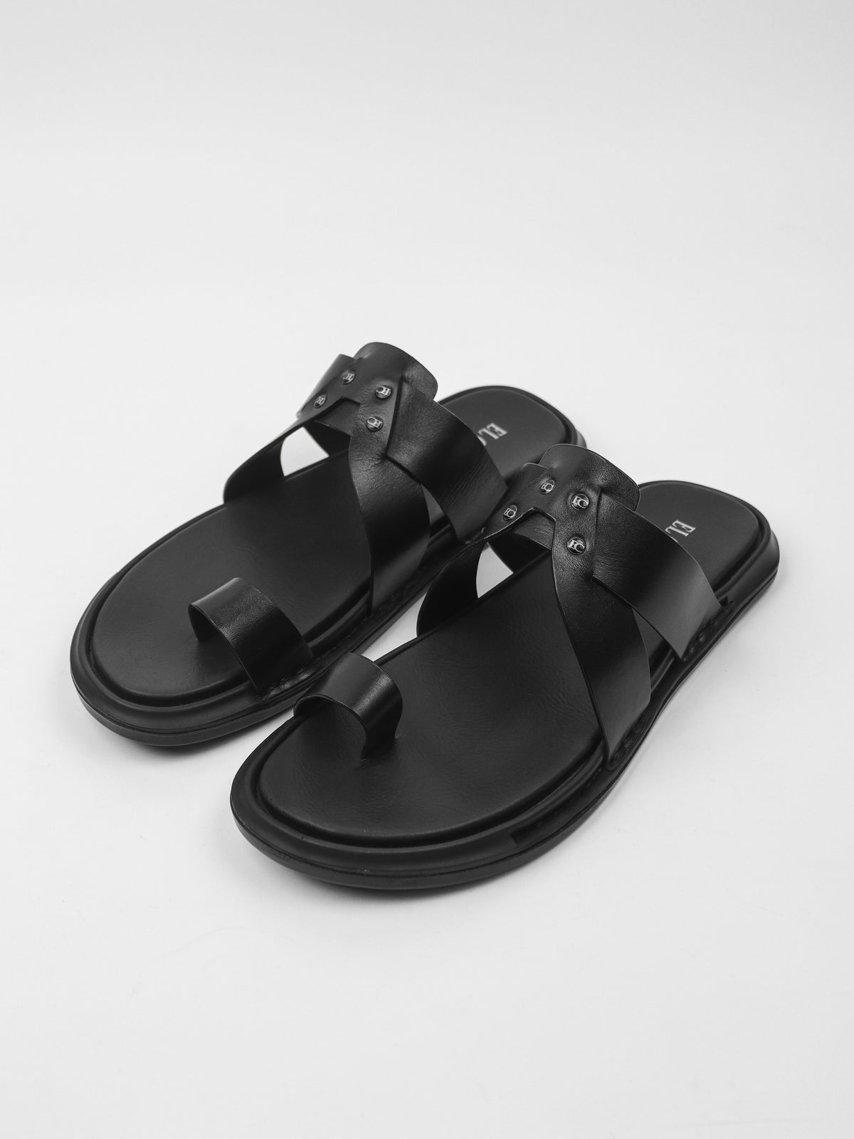 Men's Classic Toe Strap: Black
