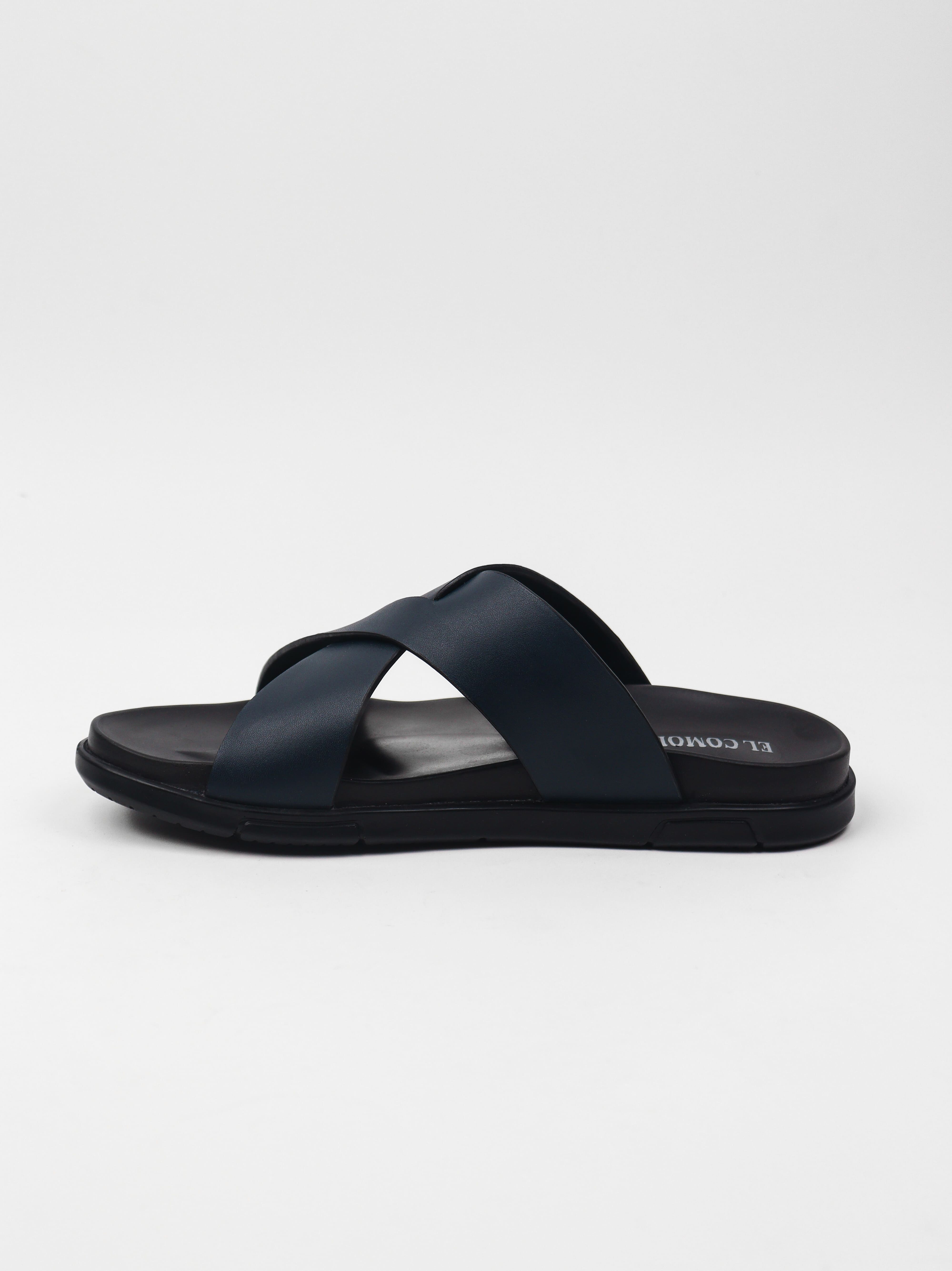 Men's Crossway Slippers: Dark Blue