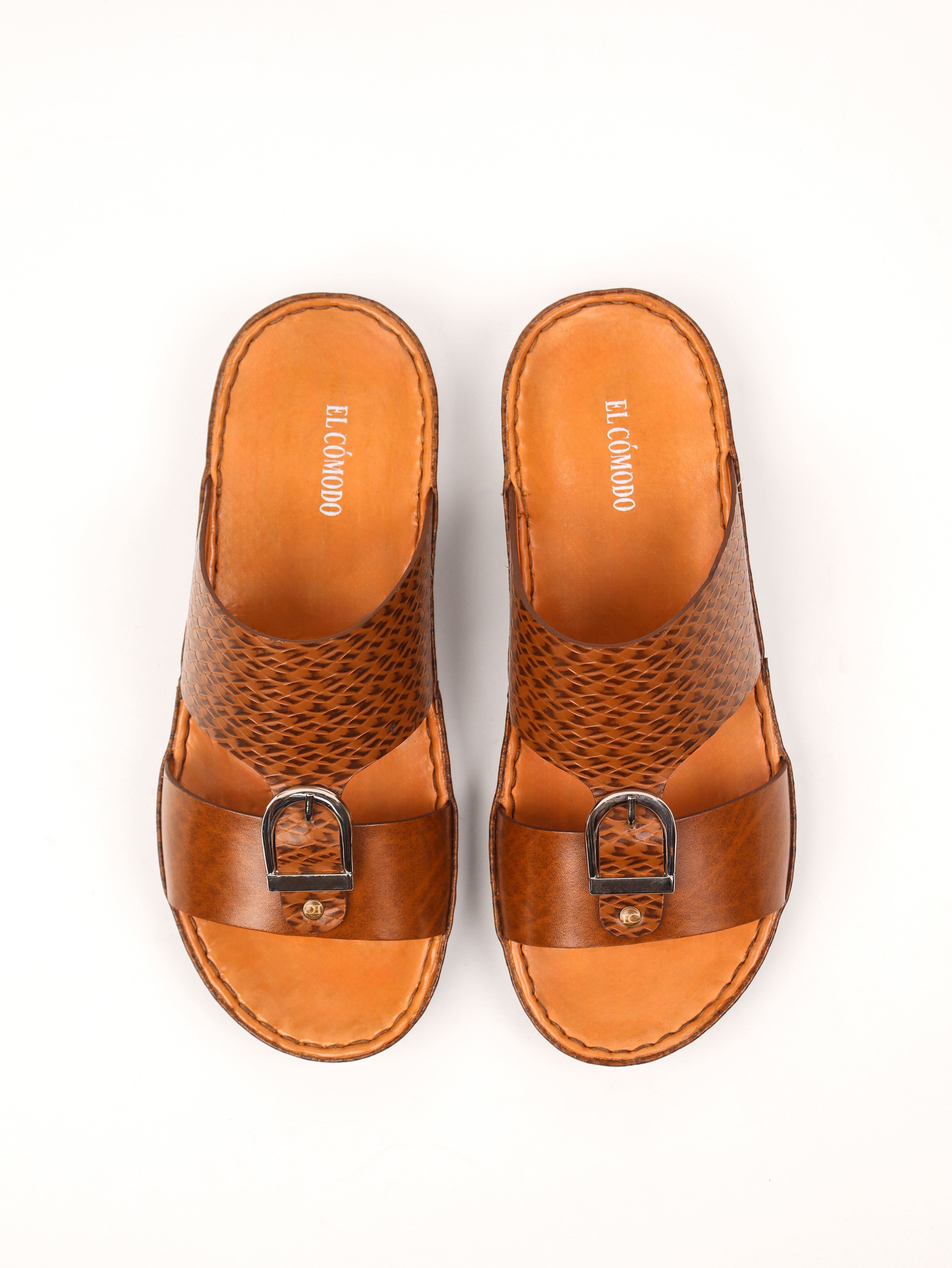 Men's Ease Walk Slippers: Tan