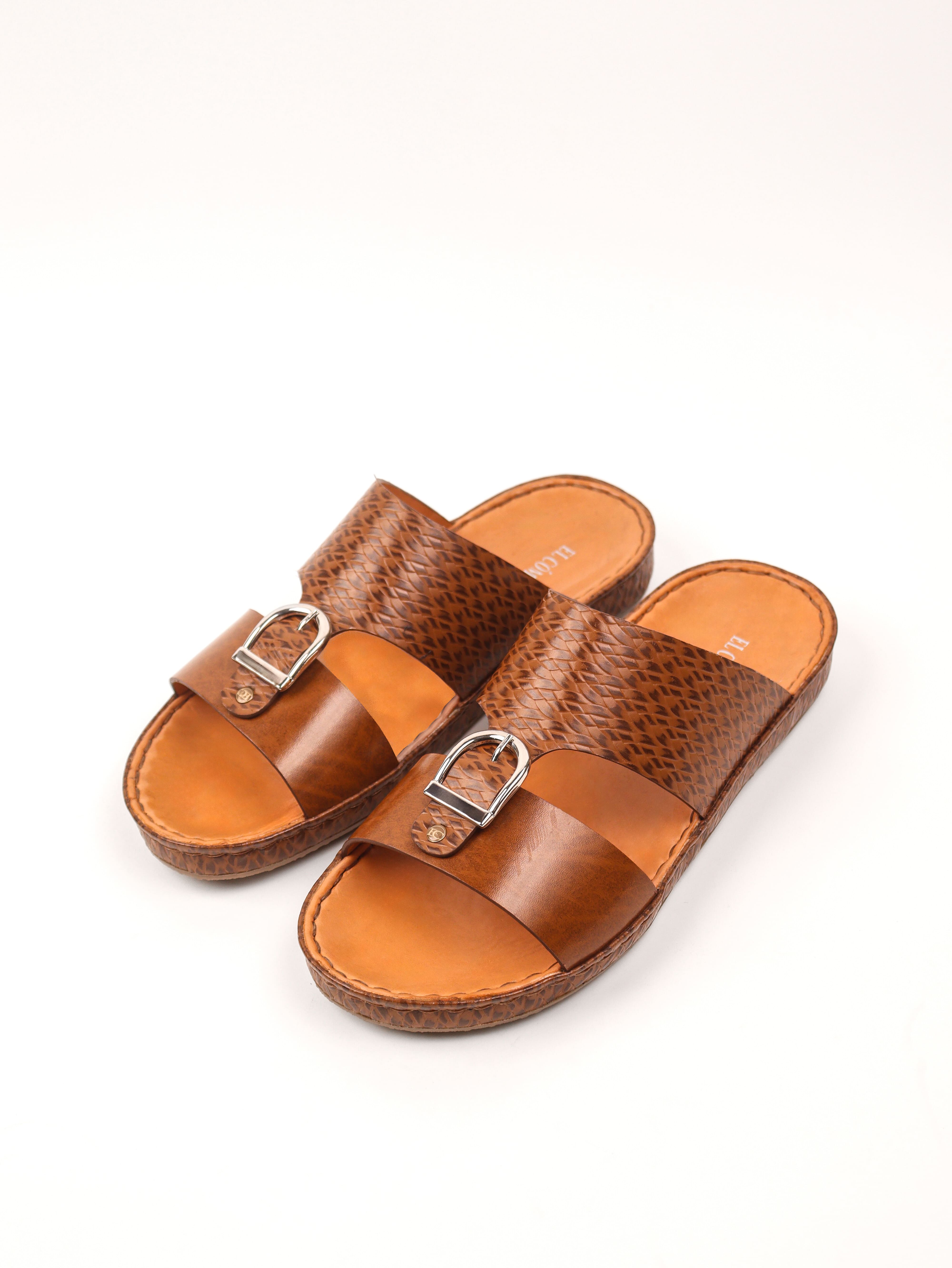 Men's Ease Walk Slippers: Tan